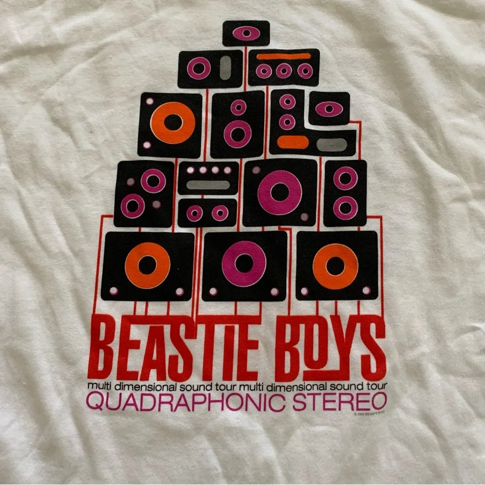 Vintage Beastie Boys 1995 Original Quadraphonic Stereo Tour Teeshirt - Picture 8 of 11